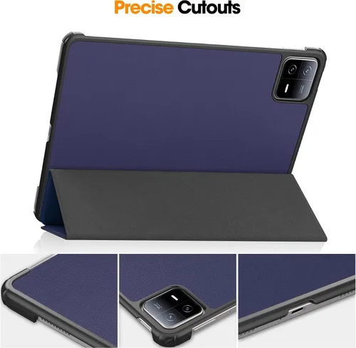 Vista 4 de Funda inteligente para XIAOMI Pad 6 de 11 pulgadas, con función de encendido y apagado automático para XIAOMI Pad 6, color azul marino