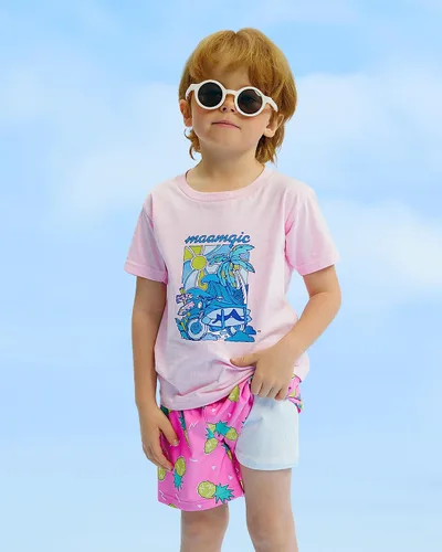 Vista 86 de maamgic Traje de baño para niños con forro de compresión elástico para niño