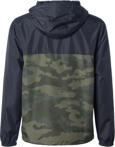 Vista 2 de Global Blank - Chaqueta cortavientos ligera para hombre resistente al agua.