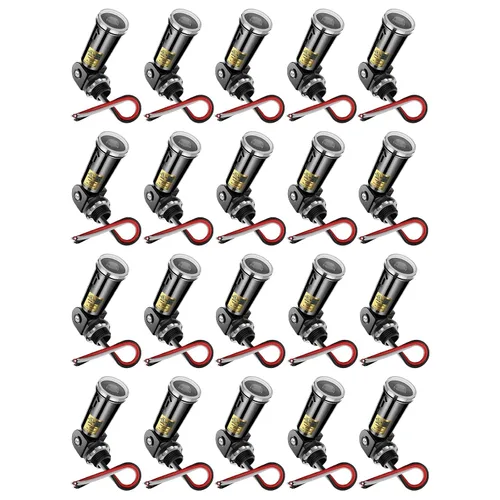 Vista 27 de Greencycle Interruptor de luz basculante negro de un solo polo, interruptor de luz de paleta de 15 amperios, interruptores Sp blancos, 120V-277V CA