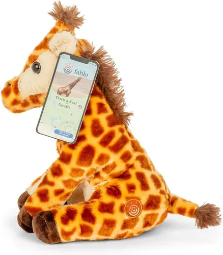 Vista 7 de Fahlo - Juguete de peluche de jirafa, juguete de peluche de 12 pulgadas, mapa de seguimiento 3D