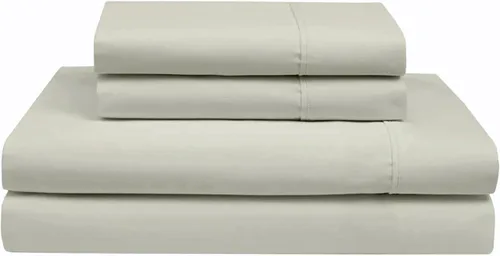 Vista 13 de Rajlinen Juego de sábanas de algodón Giza tamaño Queen, 100% algodón egipcio Giza certificado, juego de sábanas de lujo de 4 piezas, bolsillo