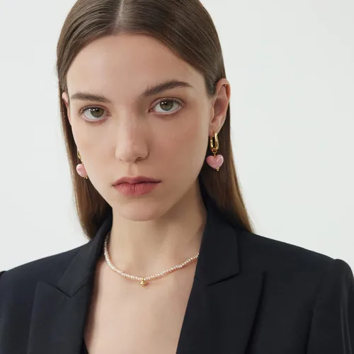 Vista 5 de C.Paravano Aretes de aro para mujer Aretes de aro Aretes colgantes para mujer