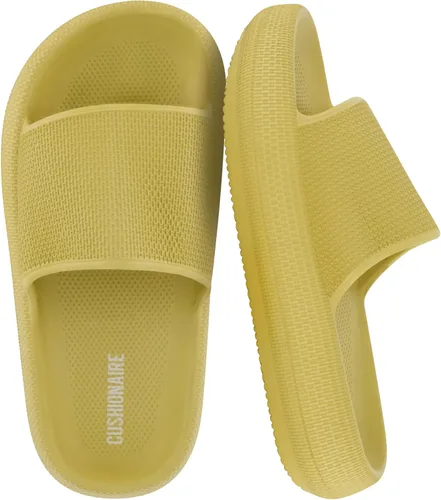 Vista 10 de CUSHIONAIRE Feather-K Cloud Slides, EVA Waterproof Pool Sandals for Kids Negro