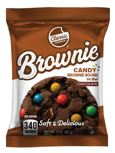 Vista 5 de Galletas de brownie Classic Cookie suavemente horneadas en forma redonda, 2 cajas, 16 galletas envueltas individualmente