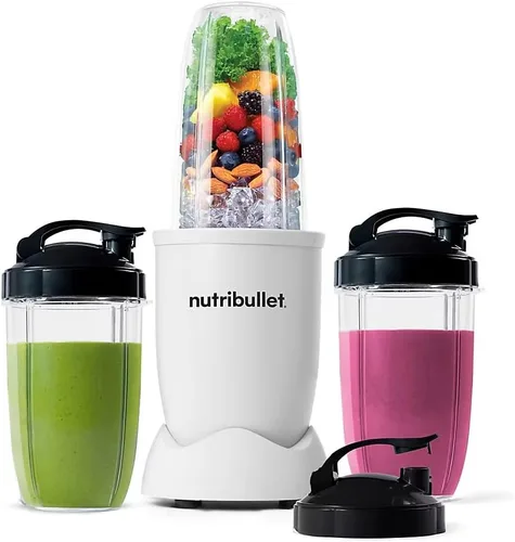 Vista 6 de NutriBullet Edición Especial NutriBullet Pro 900 - Licuadora de 900 vatios (Negro Mate)