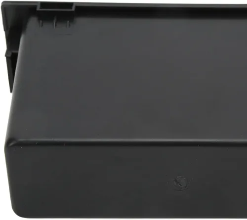 Vista 7 de Caja de almacenamiento de radio de audio estéreo para automóvil, organizador de tablero de instrumentos 1DIN, ABS negro, bolsillo de repuesto