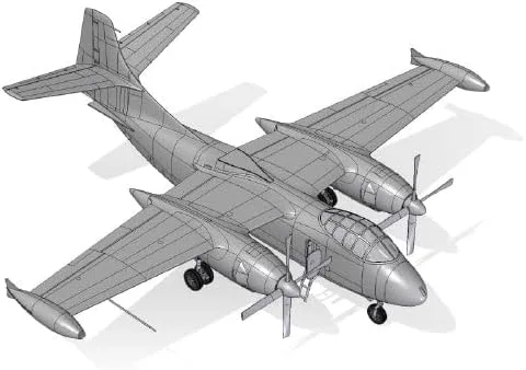 Vista 4 de Roden 063-1/72 - North American AJ-1 Savage, kit de modelo de plástico a escala