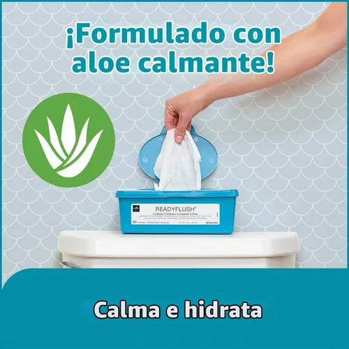 Vista 5 de Paños para limpieza personal ReadyFlush de Medline , MSC263800, 1, 1