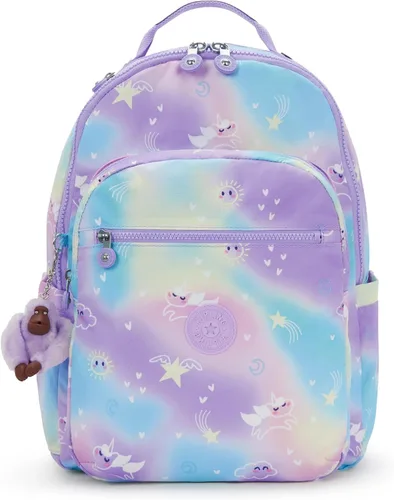 Vista 56 de Mochila Kipling Seoul extra grande para laptop de 17", Grande True Blue Tonal 2