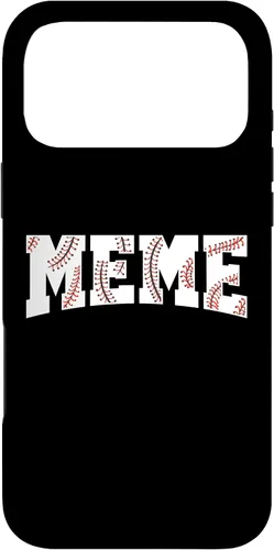 Vista 22 de Baseball Meme Grandma Gift for Grandon's Game Day Case for iPhone 17