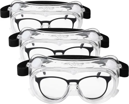 Vista 11 de UNCO - Gafas de seguridad sobre gafas, gafas protectoras, antiniebla, para trabajo, gafas de seguridad sobre gafas