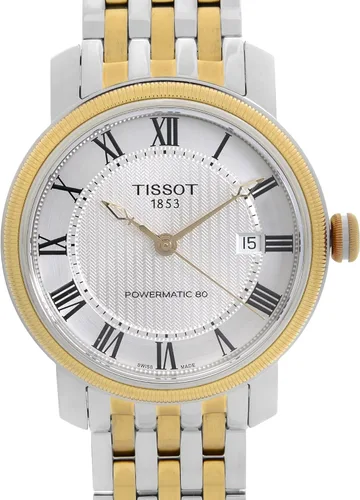 Vista 2 de Tissot Bridgeport automático Silved Dail Two-Tone t0454072203300Reloj para hombre