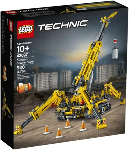 Vista 10 de LEGO Technic 42097 Kit de construcción de grúa sobre orugas compacta (920 piezas)