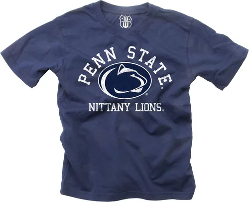 Vista 31 de Wes and Willy Camiseta de algodón orgánico de manga corta para niños de la NCAA