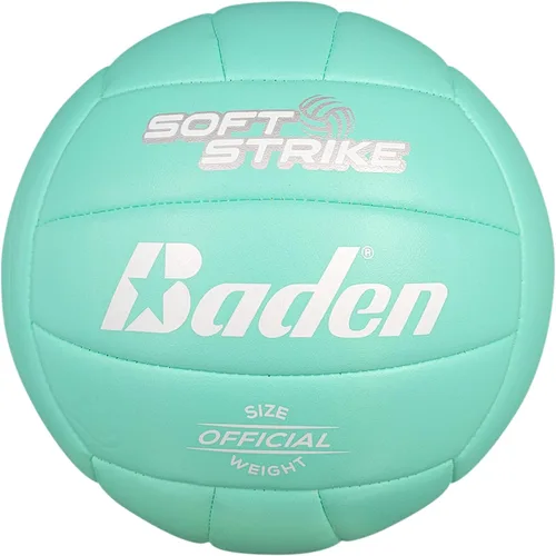 Vista 7 de Baden Soft Strike Voleibol Recreativo de Cuero Sintético Amortiguado Interior/Exterior para Principiantes y Jóvenes Tamaño Oficial