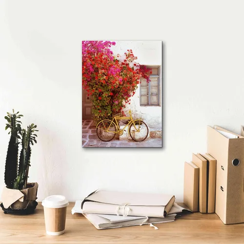 Vista 8 de Epic Graffiti 'Paros Greece' de Alan Klug, arte de pared en lienzo, 12 x 16 pulgadas