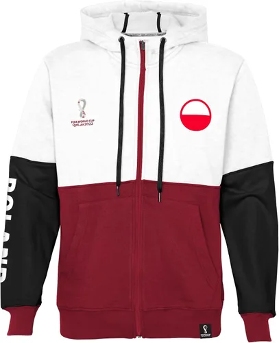 Vista 26 de Outerstuff Sudadera internacional de fútbol para hombre Copa Mundial de la FIFA Panel de contraste de país con capucha de forro polar