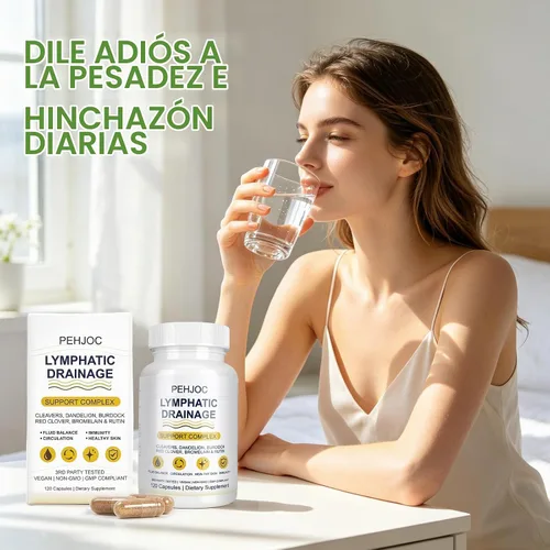 Vista 6 de Drenaje linfático, alivio de la hinchazón, desinflado diario