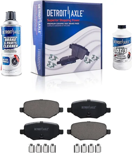 Vista 139 de Detroit Axle - Pastillas de Freno Delantero para Nissan Altima Maxima Sentra 350Z Cube Juke Versa INFINITI G35 I30 I35 Suzuki SX4 Crossover