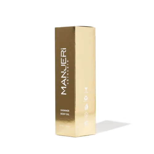 Vista 2 de Aceite corporal SunGlow Shine, iluminador de piel radiante, humectante ligero con sutil brillo, fórmula nutritiva e hidratante