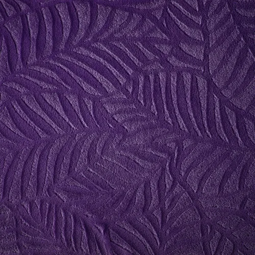 Vista 3 de SOCHOW Manta de forro polar de franela súper suave, ligera y acogedora manta de felpa con textura de hojas cálidas para cama, sofá, 50 x 60