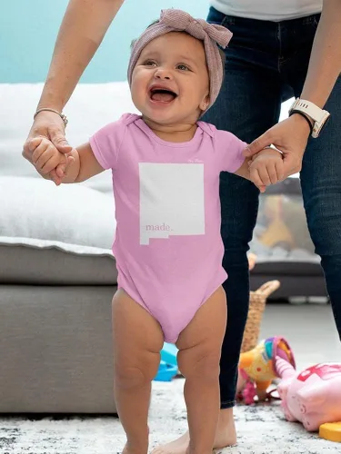 Vista 2 de Made In New Mexico Bodysuit -SmartPrintsInk Designs