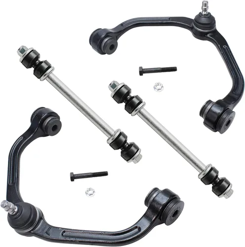 Vista 127 de Detroit Axle - 4 piezas de brazos de control traseros para Ford C-Max, Focus, Mazda 3 5, Volvo C30, C70, S40, V50, 4 brazos de control superiores e