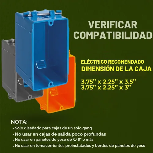Vista 7 de Buddy Tools Mark N Guard, Juego de 5 - Marcador de Tomas de Panel de Yeso para Acabado - Protege los Cables Durante la Instalación de Paneles