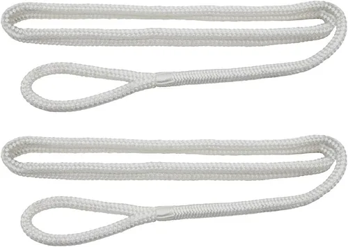 Vista 11 de Extreme Max 3006.2168 BoatTector Premium Línea de Guardabarros de Nailon de Doble Trenza Paquete de Valor de 2 - 3/8" x 6', Negro
