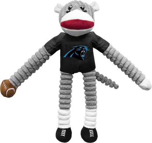 Vista 27 de Littlearth NFL Sock Monkey Pet Toy, Team Color, One