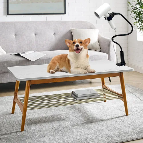 Vista 6 de Soporte para secador de pelo para perros, secador de pelo perezoso ajustable de Soporte manos libres con abrazadera giratoria de 360° para aseo