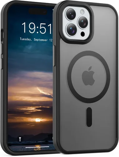 Vista 27 de Funda transparente para iPhone 11 con protector de pantalla, compatible con Magsafe, antiamarilleo, protección de grado militar, a prueba de golpes