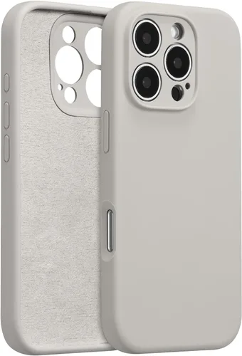 Vista 98 de Funda de silicona para iPhone Air, con [protección completa de la cámara] [forro de microfibra suave antiarañazos], funda de silicona líquida ultra