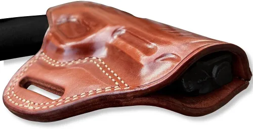 Vista 3 de Walther PDP - Funda de piel prémium para panqueques, 0.354 in, 4.5 pulgadas, mano derecha, color marrón #1606#