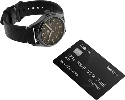 Vista 5 de Seiko Reloj automático deportivo 5 para hombre, Negro -, Elegante