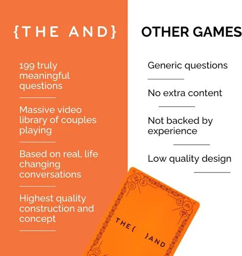 Vista 9 de Edición de THE AND Friends - Iniciadores de conversación para amigos para generar historias y profundizar amistades - Juego de cartas para conocerse