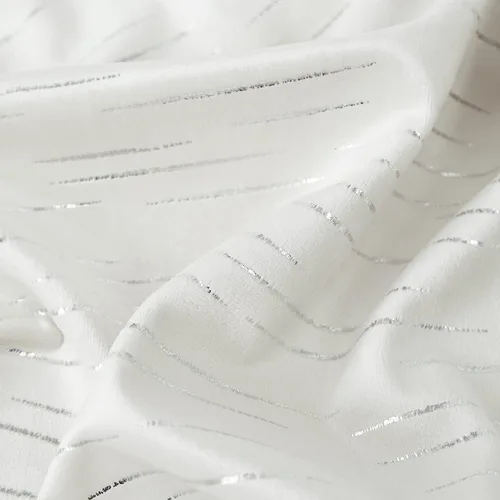 Vista 4 de PLWORLD Cortinas de terciopelo beige de 63 pulgadas de largo para sala de estar, dormitorio, patrón de línea de lujo suave con estampado metálico