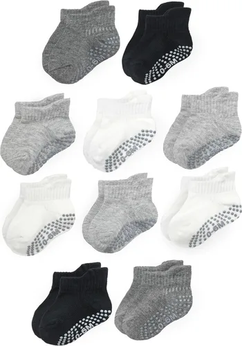 Vista 10 de Calcetines de algodón Fruit of the Loom con sujeción para bebé y niño pequeño