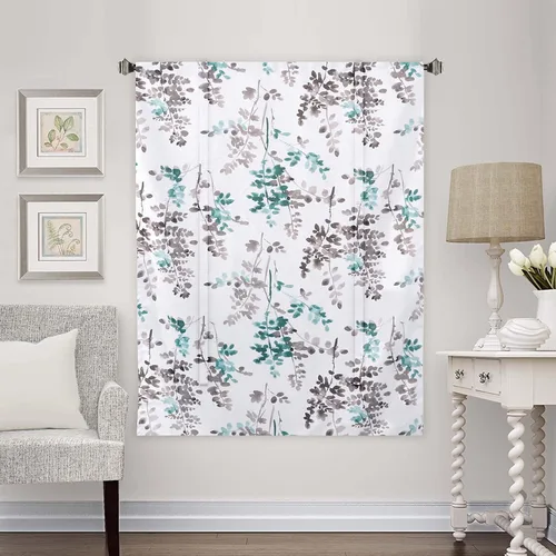 Vista 5 de H.VERSAILTEX Cortinas opacas con ojales (2 paneles, 52 pulgadas de ancho x 84 pulgadas de largo) paquete de cortinas opacas ajustables con lazo