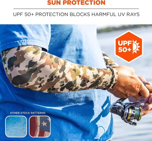 Vista 2 de Ergodyne Par de mangas de protección solar unisex para adultos