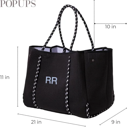 Vista 4 de POPUPS XL Personalized Neoprene Tote Bag for Women