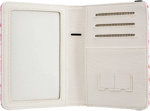 Vista 7 de Soporte para pasaporte para mujer, cartera de viaje con bloqueo RFID, funda de cuero para tarjetas, organizador de documentos de viaje, tarjetero