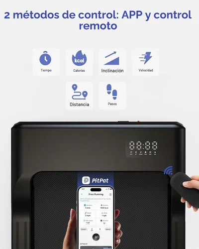 Vista 9 de MJWW Almohadilla para caminar con control inteligente de aplicación AI
