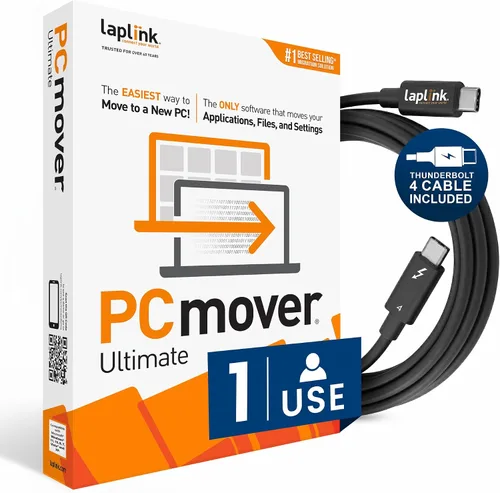 Vista 8 de Laplink PCmover Ultimate 11 - Migration of your Applications, Files and Settings from an Old PC to a New PC - Data Transfer Software - With Optional
