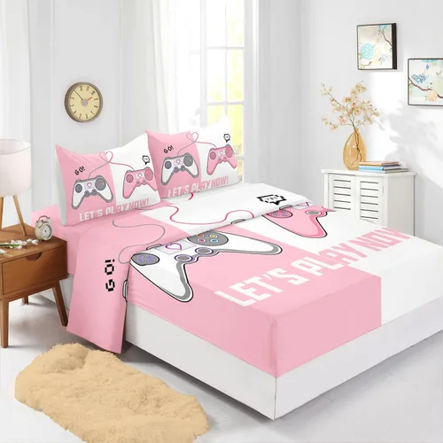 Vista 17 de CVHouse Juego de sábanas de mariposa arcoíris tamaño Queen para niñas, niños, adolescentes – Juego de ropa de cama ajustable de 4 piezas B1