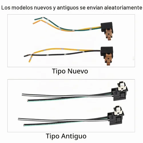 Vista 9 de 2 piezas Conector H1, Arnés de Cableado de Faros Delanteros, Arnés de Enchufe de Bombilla de Luz Antiniebla de 12V-24V, Adaptador de Bombilla