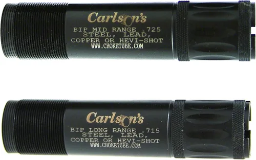 Vista 2 de Carlsons Tubos de estrangulador calibre 12 para Beretta Benelli Mobil Tecnología Triple Shot (TST) Acero inoxidable Tubo de estrangulador