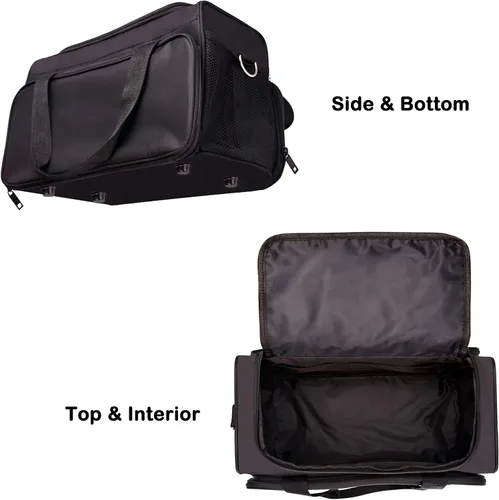 Vista 7 de Bolsa de peluquería para peluquería Solon, bolsa de herramientas de maquillaje, cosméticos, bolso portátil, estilista y artista de belleza, bolsa