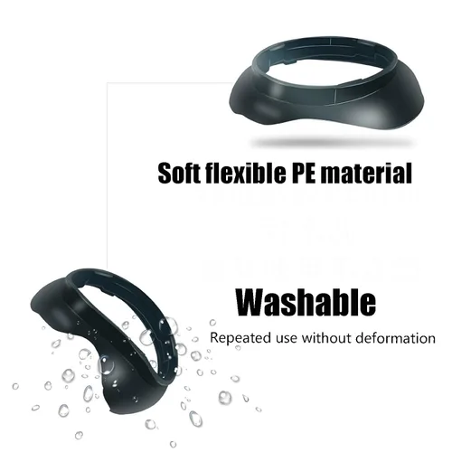 Vista 3 de Glasses Spacer Protector Compatible with Meta Quest 3 Lens Protector Glasses Lens Insert Bumper Frame Anti-Scratch Ring,Protect Myopia Glasses from